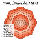 Crealies Crea-Nest-Lies XXL no. 32 CLNestXXL32 maximaal 13 x 13 cm