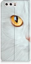 Uniek Design Hoesje Witte Kat Huawei P10 Plus