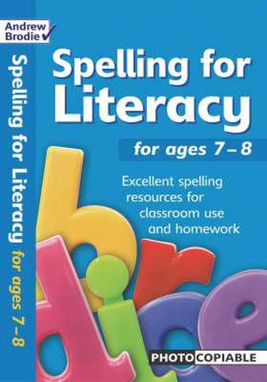 Spelling For Literacy For 7 8 SPIRAL - cover
