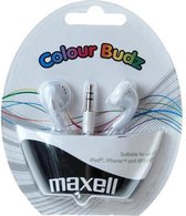 Écouteurs intra-auriculaires intra-auriculaires Maxell Color Budz Wit