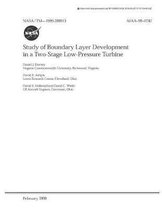 Study of Boundary Layer Development in a Two-Stage Low-Pressure Turbine