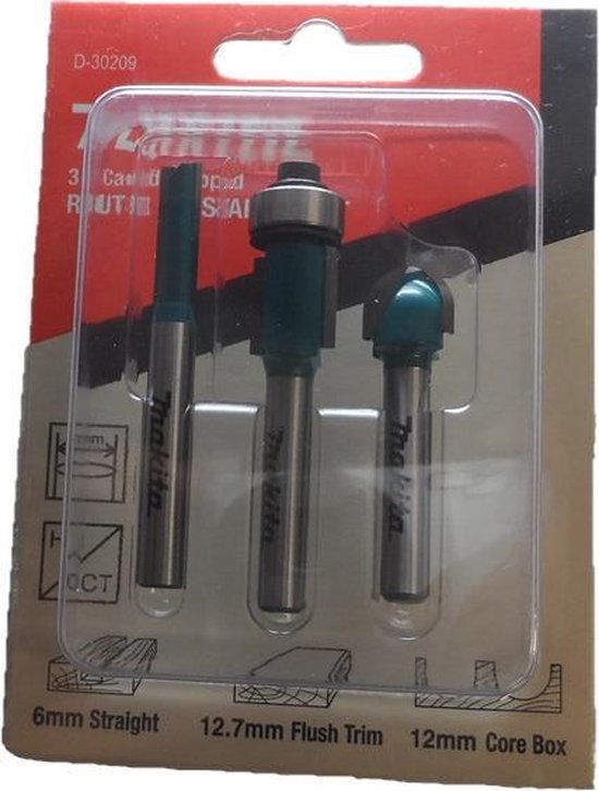 Makita D-09232 - straight cutter, 2 cutting edges