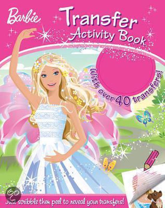 Barbie Transfer Activity Book