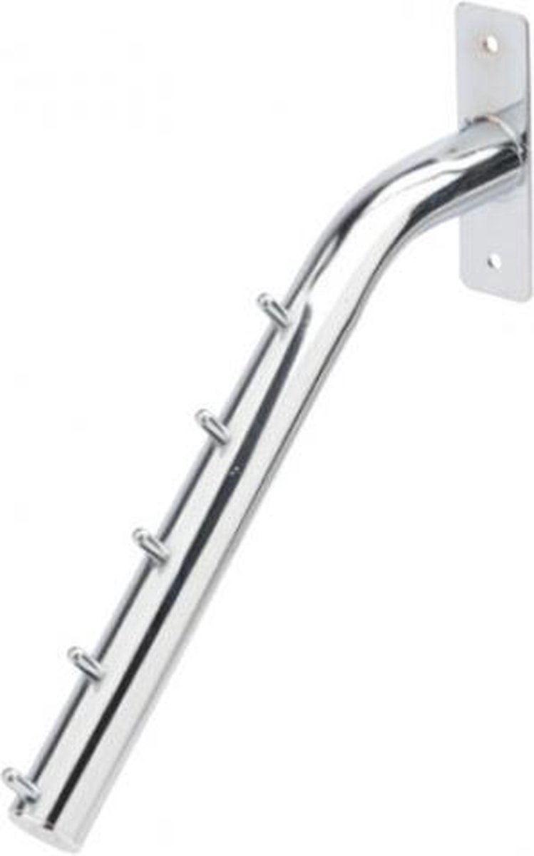 Muurarm 200mm chroom, los op de muur te bevestigen