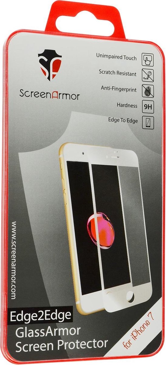 ScreenArmor Edge2Edge GlassArmor Apple iPhone 7 / 8 wit