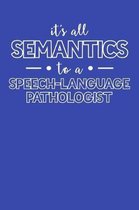 It's All Semantics to a Speech-Language Pathologist