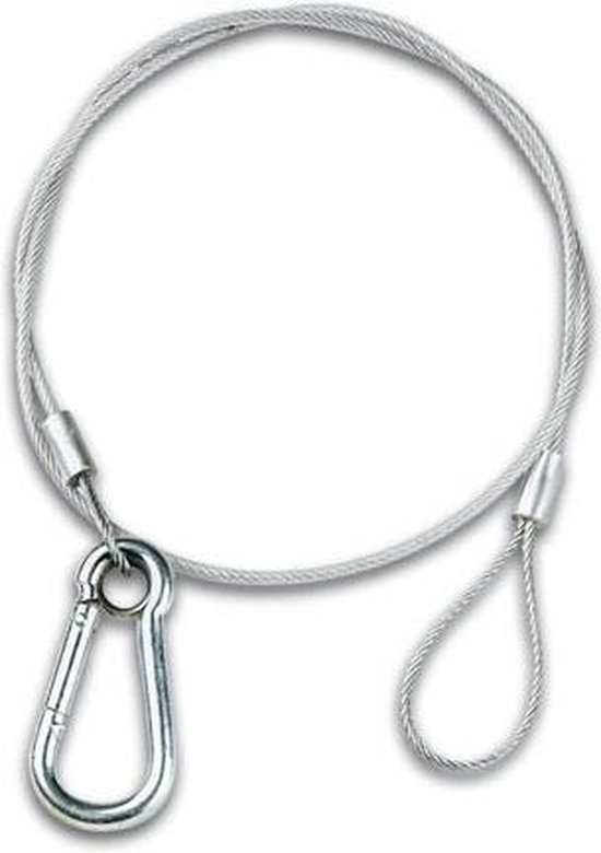 25x Safety veiligheidskabel 50 cm met geborgde noodschalm - 3 mm kopen