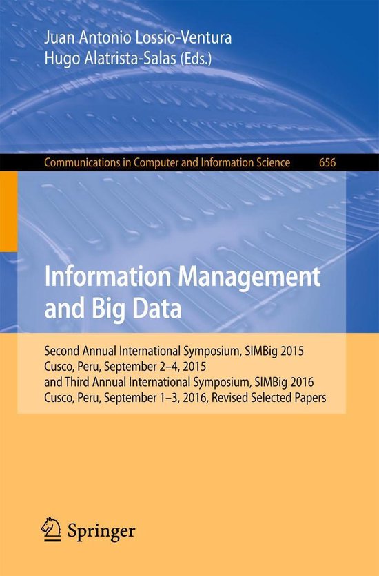 Springer Nature Proceedings Computer Science - Information M ... - cover
