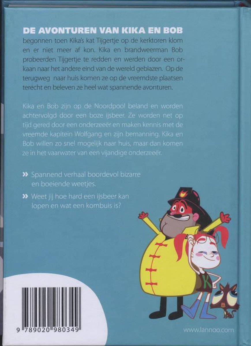 De avonturen van Kika en Bob op glad ijs - back cover