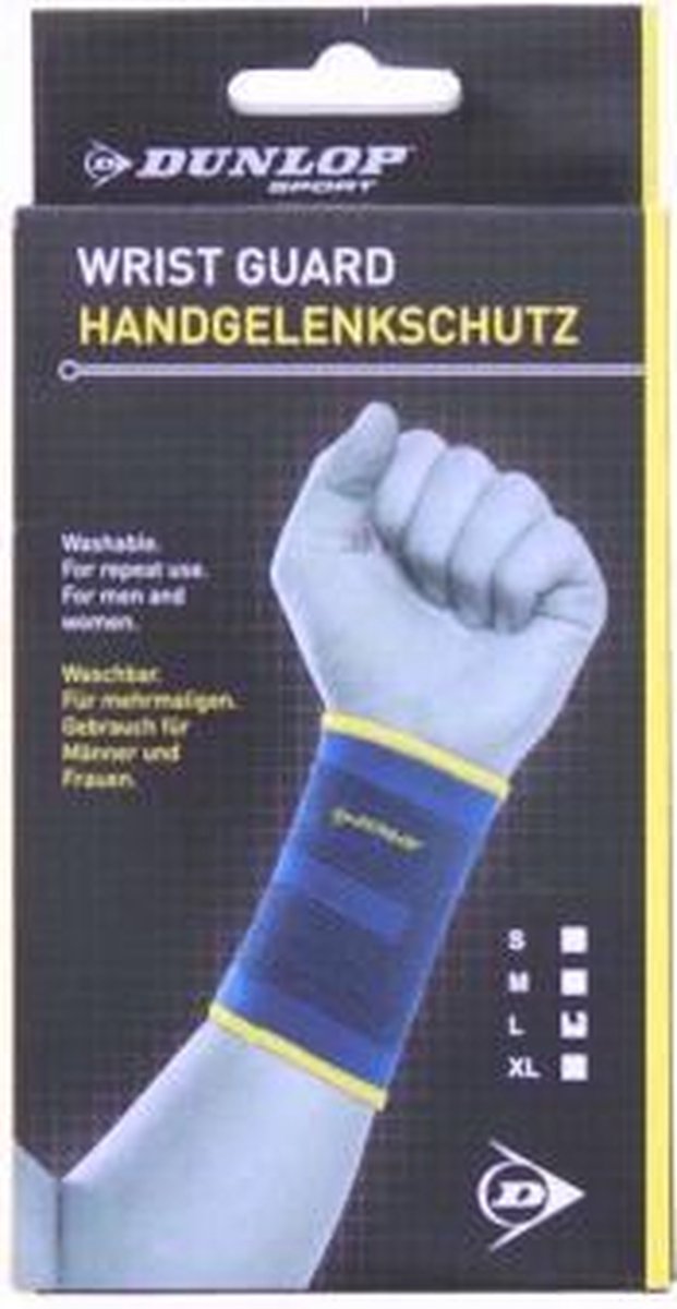 Polsbandage maat L - Polsband - Herbruikbaar - Uitwasbaar - Dunlop Sport