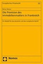 Die Provision des Immobilienmaklers in Frankreich