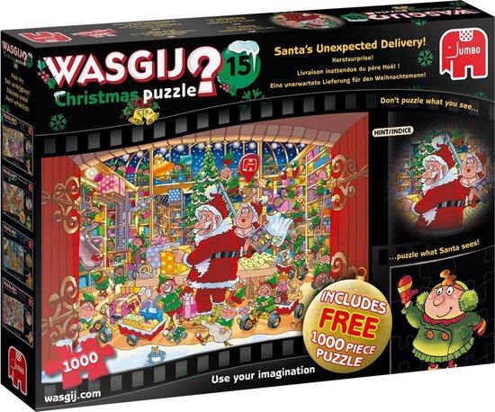 Misbruik knoflook Vochtigheid Wasgij Christmas 15 Kerstsurprise! puzzel - 2 x 1000 stukjes | bol.com