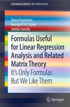 SpringerBriefs in Statistics - Formulas Useful for Linear Regression Analysis and Related Matrix Theory
