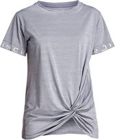 Rohnisch Knot Tee Sportshirt Dames - Grey Melange