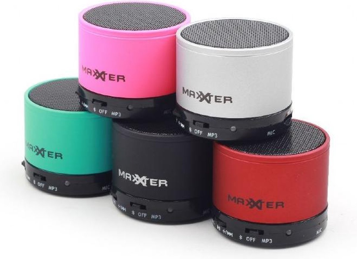 Maxxter Portable Bluetooth Speaker Blauw