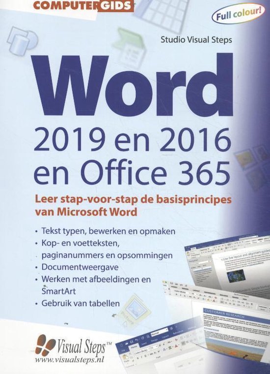 Computergidsen - Computergids Word 2019, 2016 en Office 365 - Studio Visual Steps | 