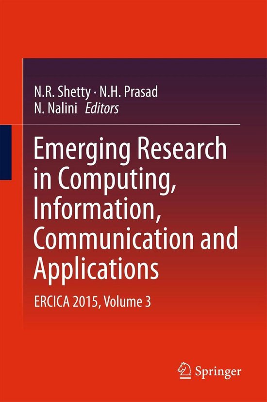 Springer Nature Proceedings excluding Computer Science - Eme ... - cover