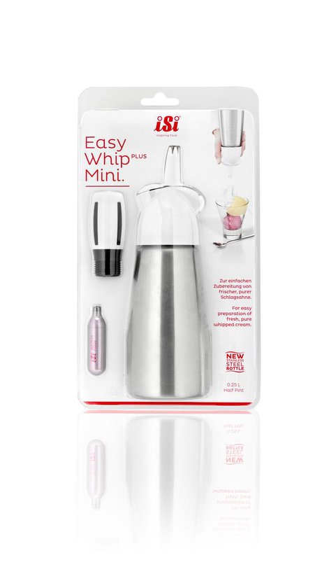 iSi Easy Whip plus sifon 500 ml rvs wit | Oldenhof