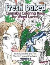 Fresh Baked Cannabis Coloring Book for Weed Lovers