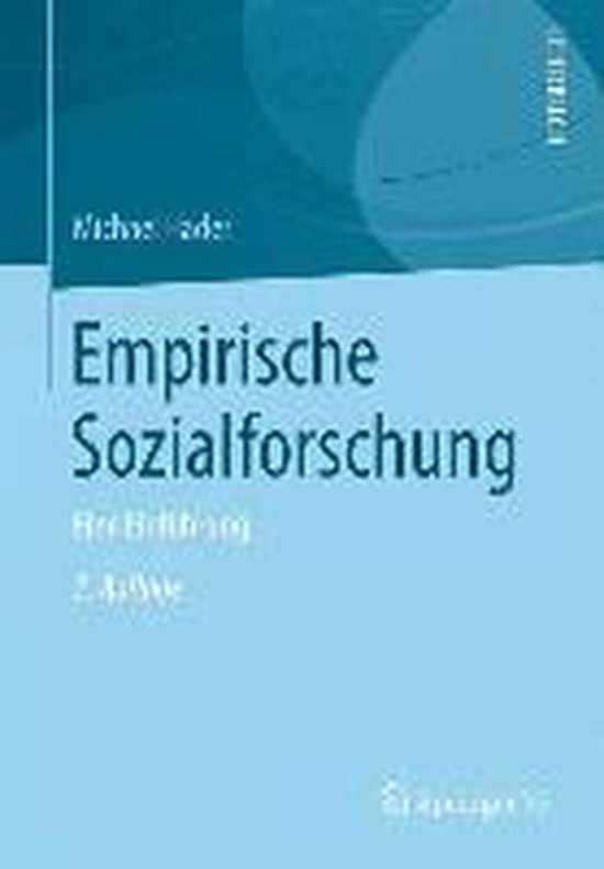 Empirische Sozialforschung - cover