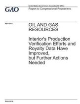 Oil and Gas Resources