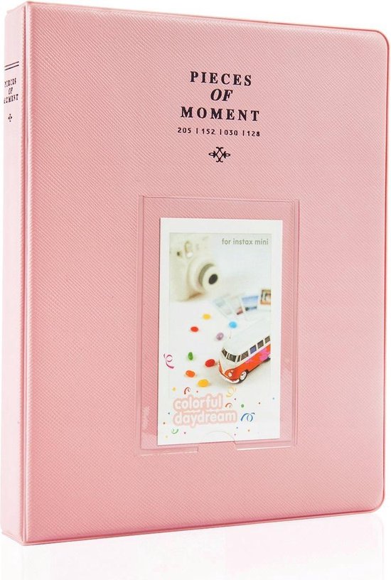Polaroid foto album in de kleur roze - 128 foto's