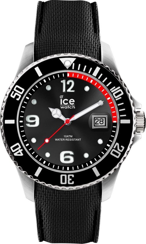Ice-Watch Ice Steel IW016030 - Siliconen - Zwart - 40 mm