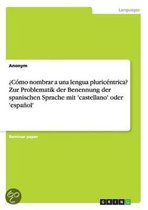 Como Nombrar a Una Lengua Pluricentrica? Zur Problematik Der Benennung Der Spanischen Sprache Mit 'Castellano' Oder 'Espanol'