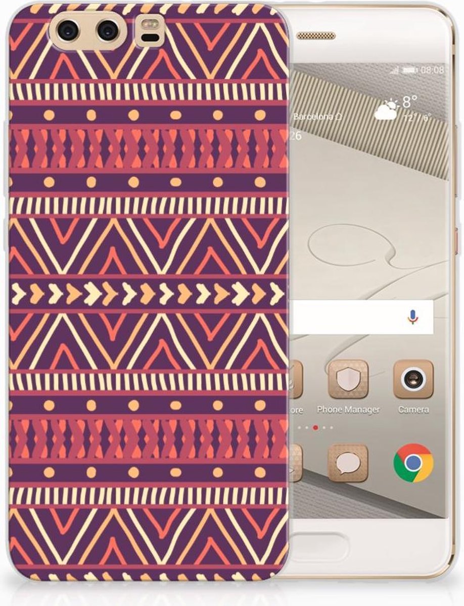 Huawei P10 Plus TPU bumper Aztec Paars