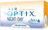 -9,50 Air Optix Night&Day Aqua  -  6 pack  -  Maandlenzen   -  Contactlenzen