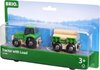 foto van BRIO Tractor met aanhanger - 33799