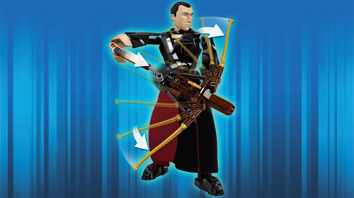 LEGO Star Wars Chirrut Îmwe Bouwfiguur Meerkleurig 75524 — afbeelding 8