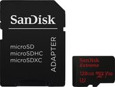 SanDisk Micro SDXC Extreme - 128 GB - Met adapter