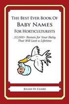The Best Ever Book of Baby Names for Horticulturists