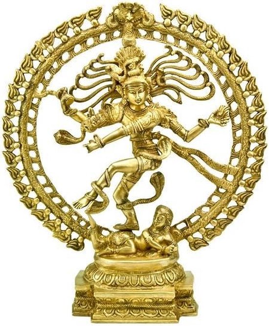 scherp bedrijf ongeduldig Beeld van Dansende Shiva Natraj met Draak (50 cm) | bol.com