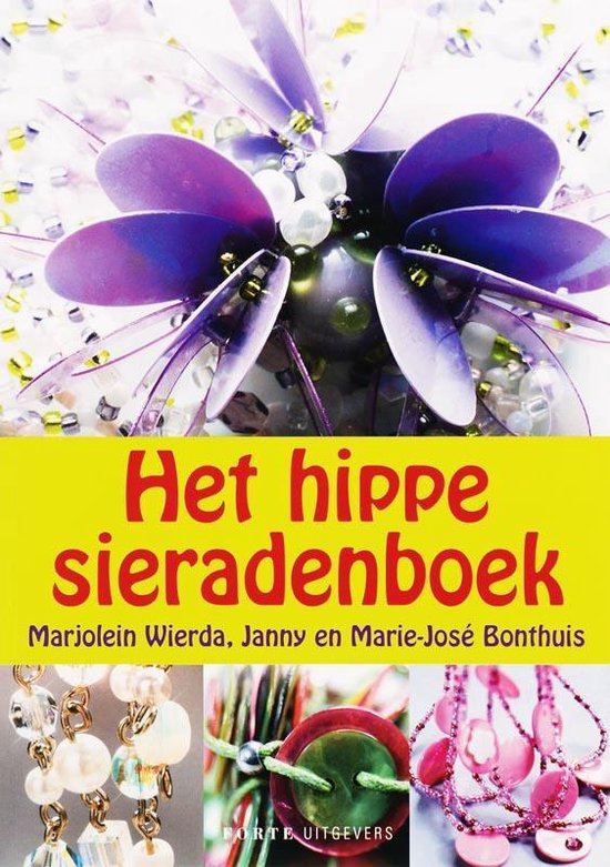 Cover van het boek 'Het hippe sieradenboek' van M.J. Bonthuis en Marjolein Wierda