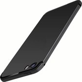 Ultradunne TPU Case | Apple iPhone 5 | iPhone 5s | iPhone SE | Zwart | Mat Finish Cover | Luxe Siliconen Hoesje