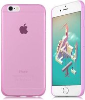 TPU Softcase 0.8mm iPhone 6(s) - Roze