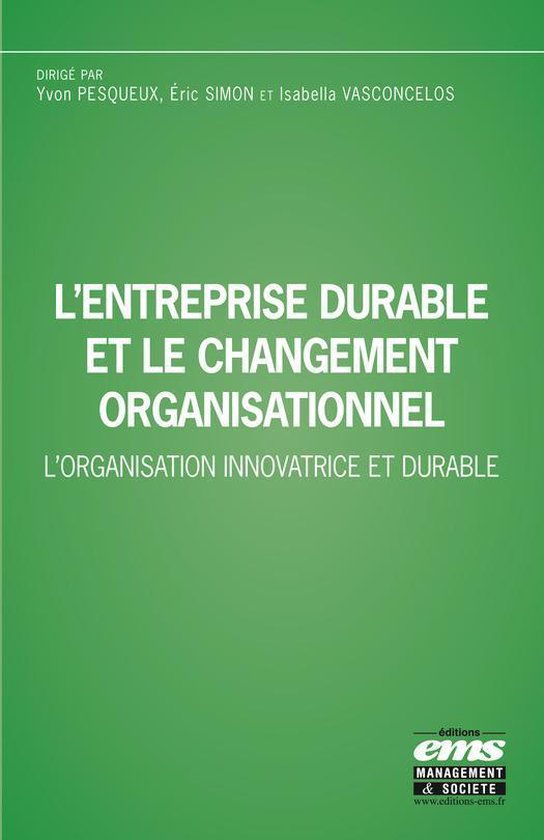 L'entreprise durable et le changement organisationnel - cover