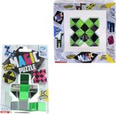 Clown Magic Puzzle 48dlg Groen + Puzzle 3d 24 Dlg Groen