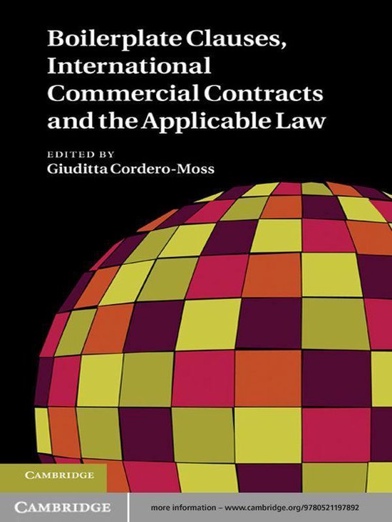 Foto: Boilerplate clauses international commercial contracts and the applicable law