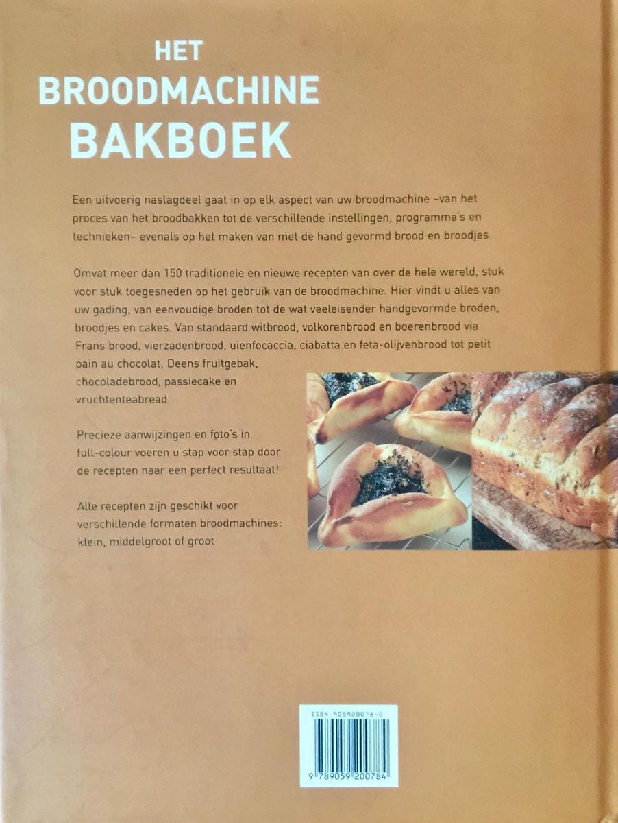 onkruid overeenkomst per ongeluk Het Broodmachine Bakboek, Jennie Shapter | 9789059200784 | Boeken | bol.com