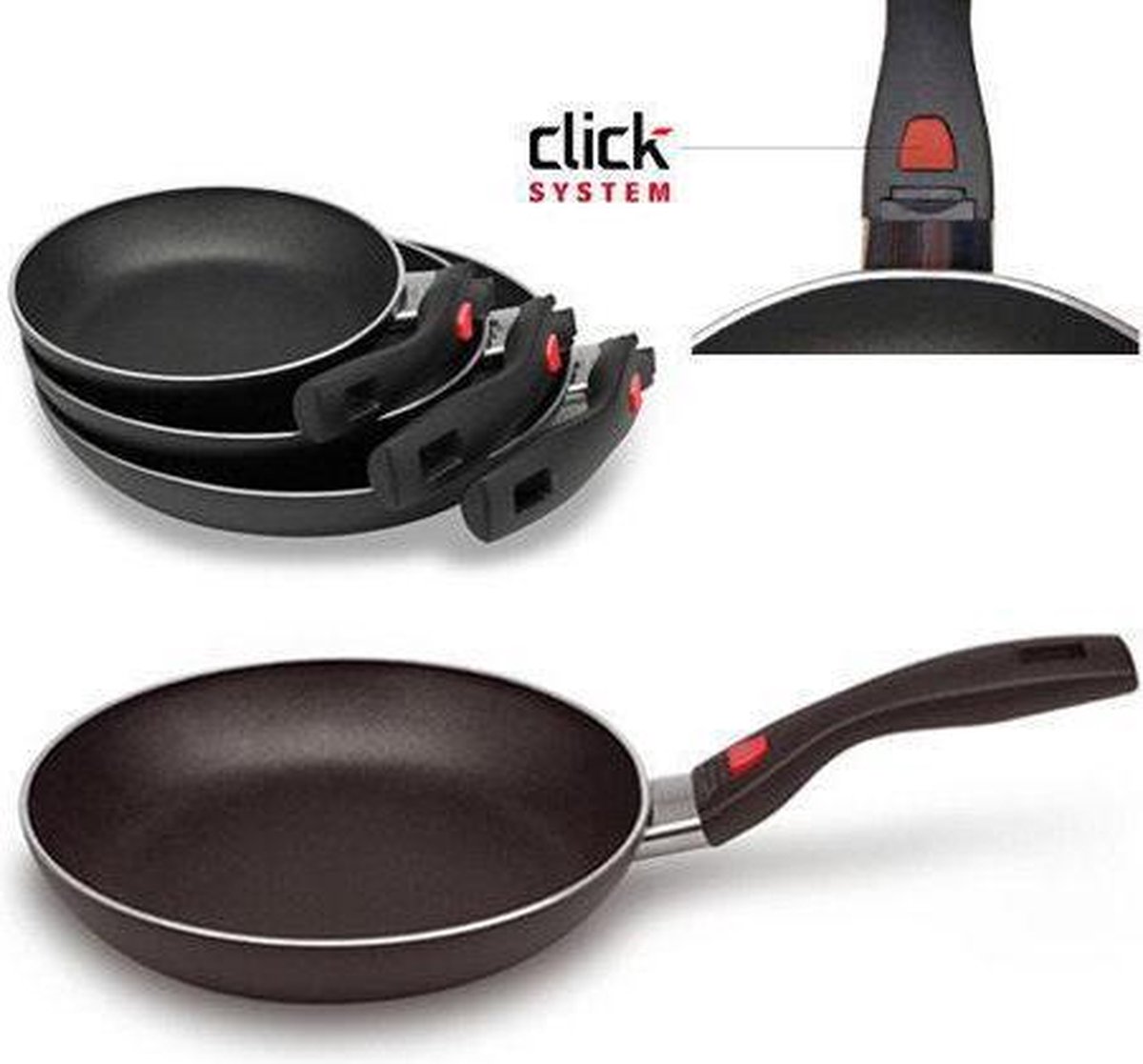 Ballarini Click Cook Bratpfanne,be.28 cm