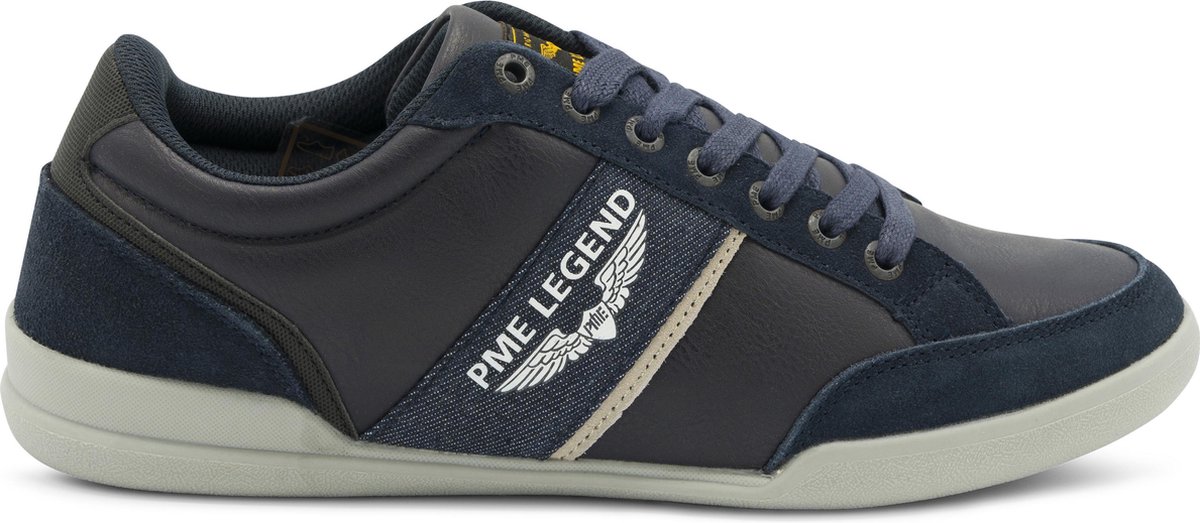 PME Legend - Heren Sneakers Harrison Navy - Blauw - Maat 47 | bol.com