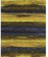 Lang Yarns Merino Dipinto 11 geel/bruin/jeans blauw