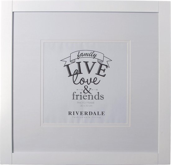 Riverdale Love - Fotolijst - 50x50cm - wit | bol.com