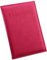 (Donker) Roze Paspoort Protector - Beschermhoes - Paspoorthouder - Cover - Mapje