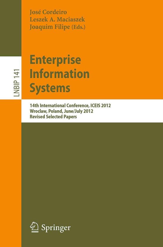 Springer Nature Proceedings Computer Science - Enterprise In ... - cover