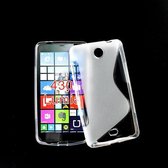 Microsoft Lumia 430 Silicone Case s-style hoesje Transparant
