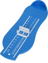 Schoenmaat meter voor kinderen Schoen liniaal maat verstelbaar meting Blauw